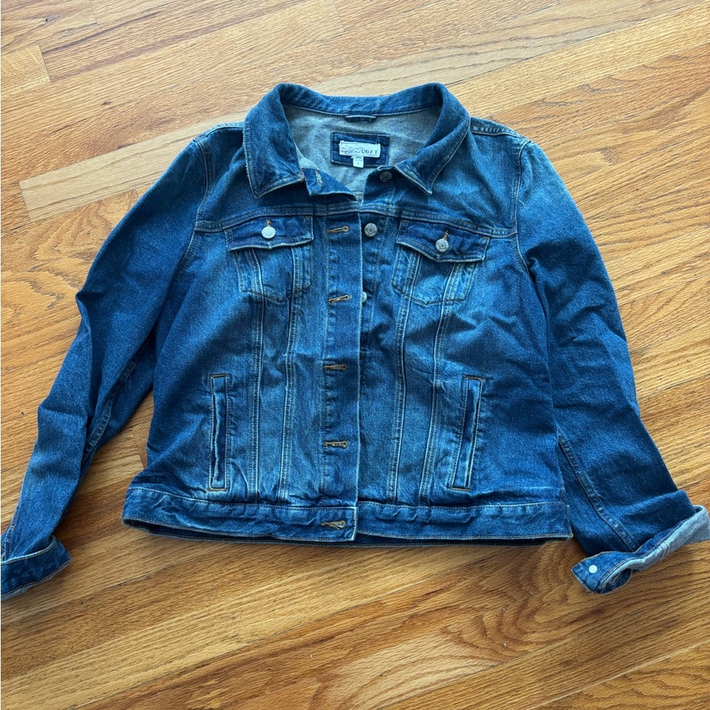 LOFT Classic Blue Denim Jacket